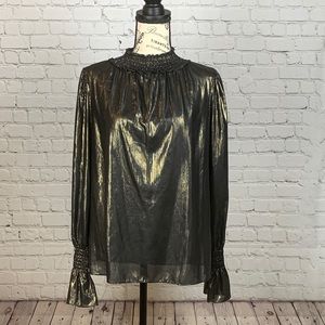 Black/Gold/Worthington Jazzy top